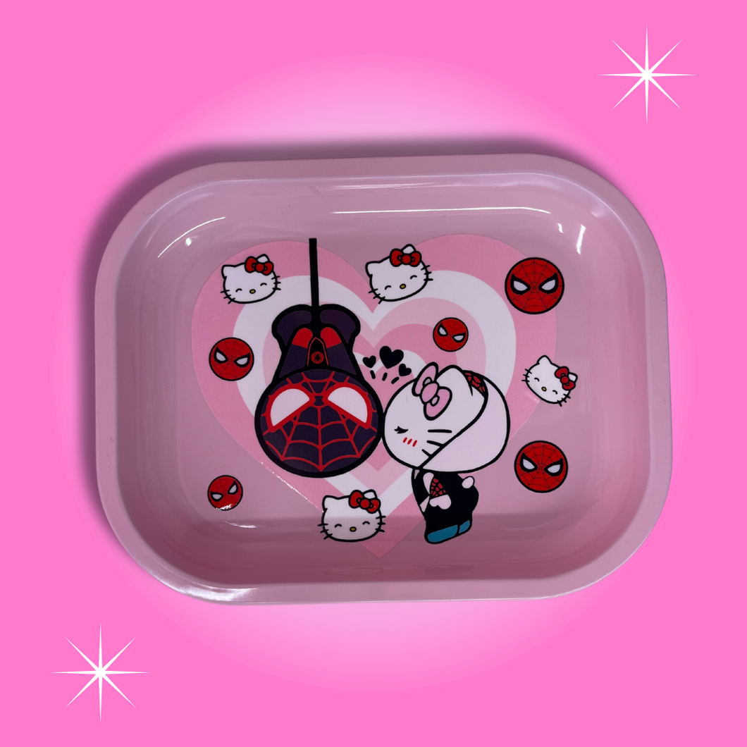 HK KISSING SPIDEY TRAY