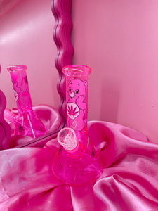 PINK MJ CARE BEARS BONG