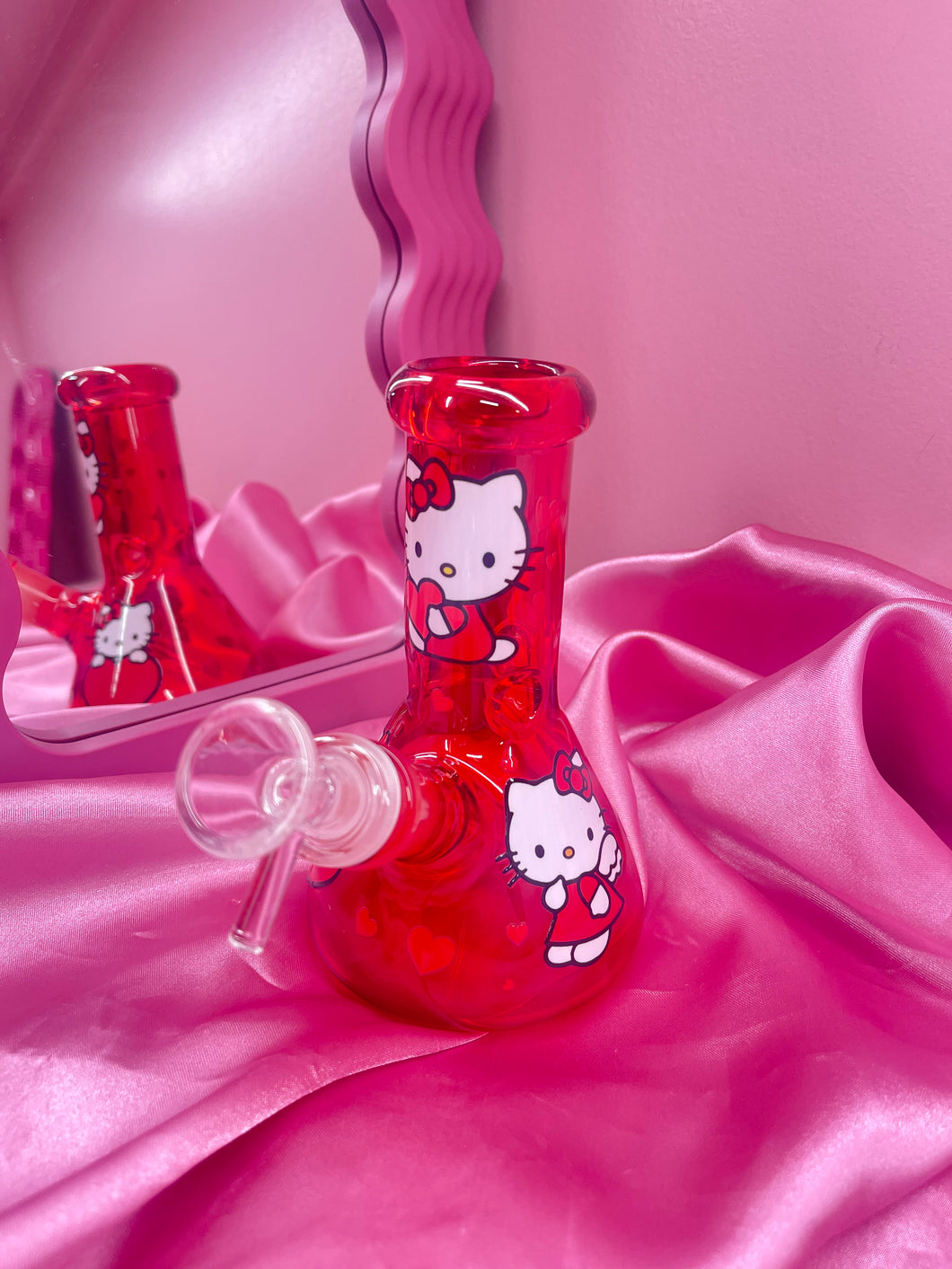 RED KITTY MINI BONG