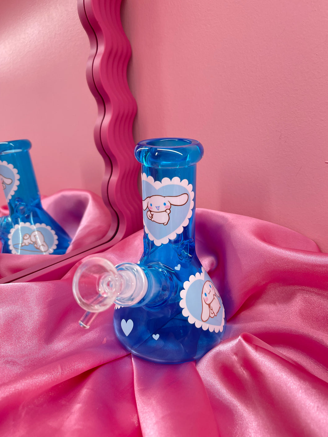 BLUE MINI CINNA BONG